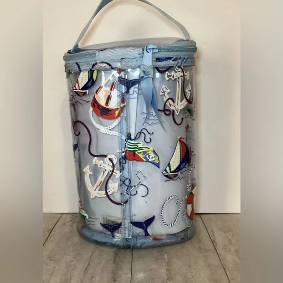 Vera Bradley Clear Cylinder Lotion Bag - Picture 2 of 10